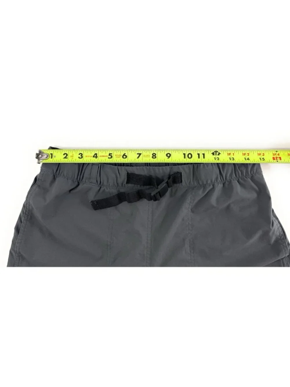 Topo Designs Mens Belted Shorts Size Medium Active Hiking River Outdoors Gray